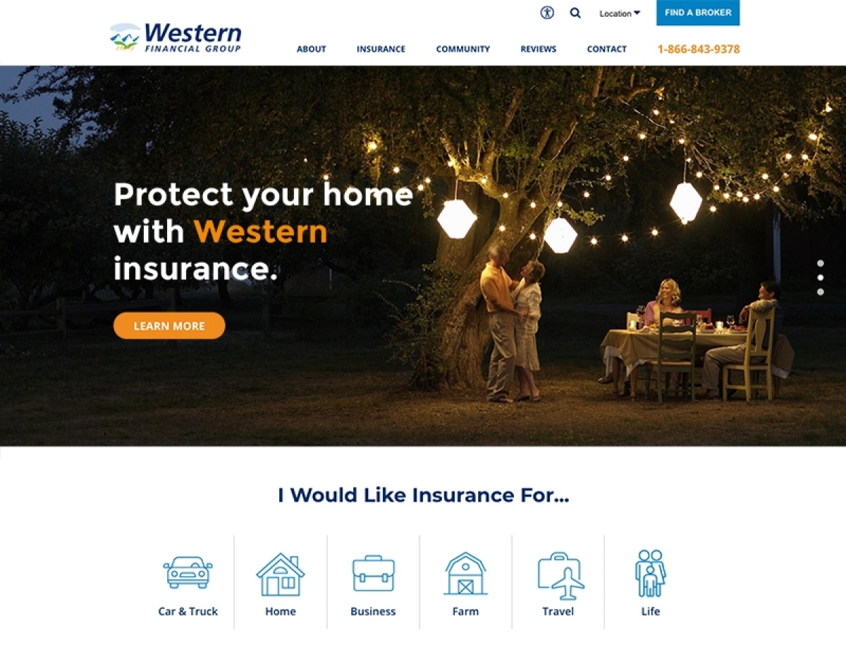 Western Financial Group fall banner