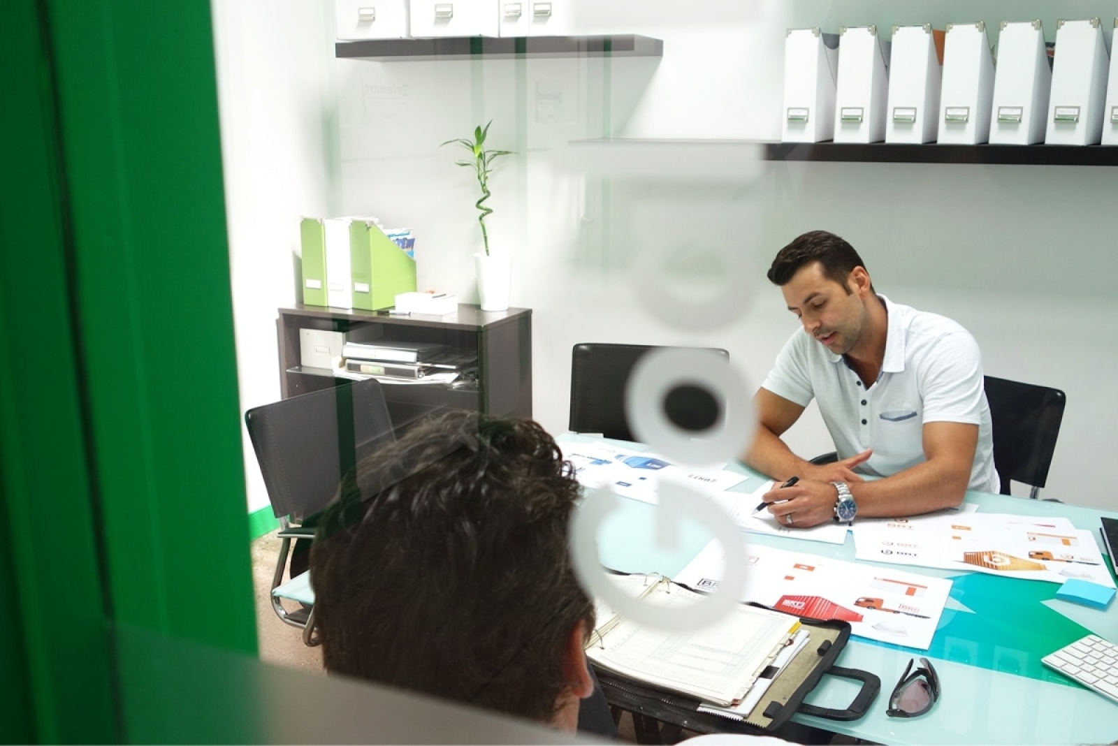 The MORAD Creative team collaborating in the studio