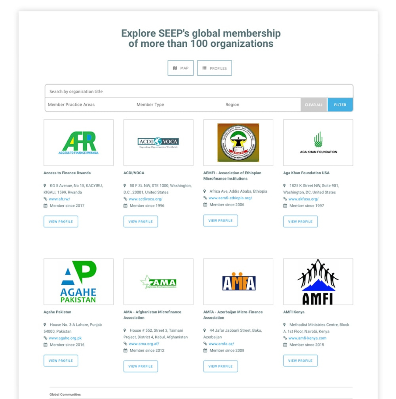 The SEEP Network member profiles
