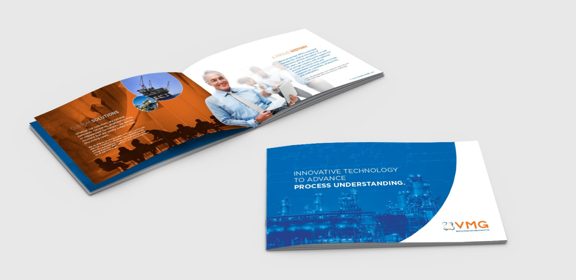 Virtual Materials Group brochure design