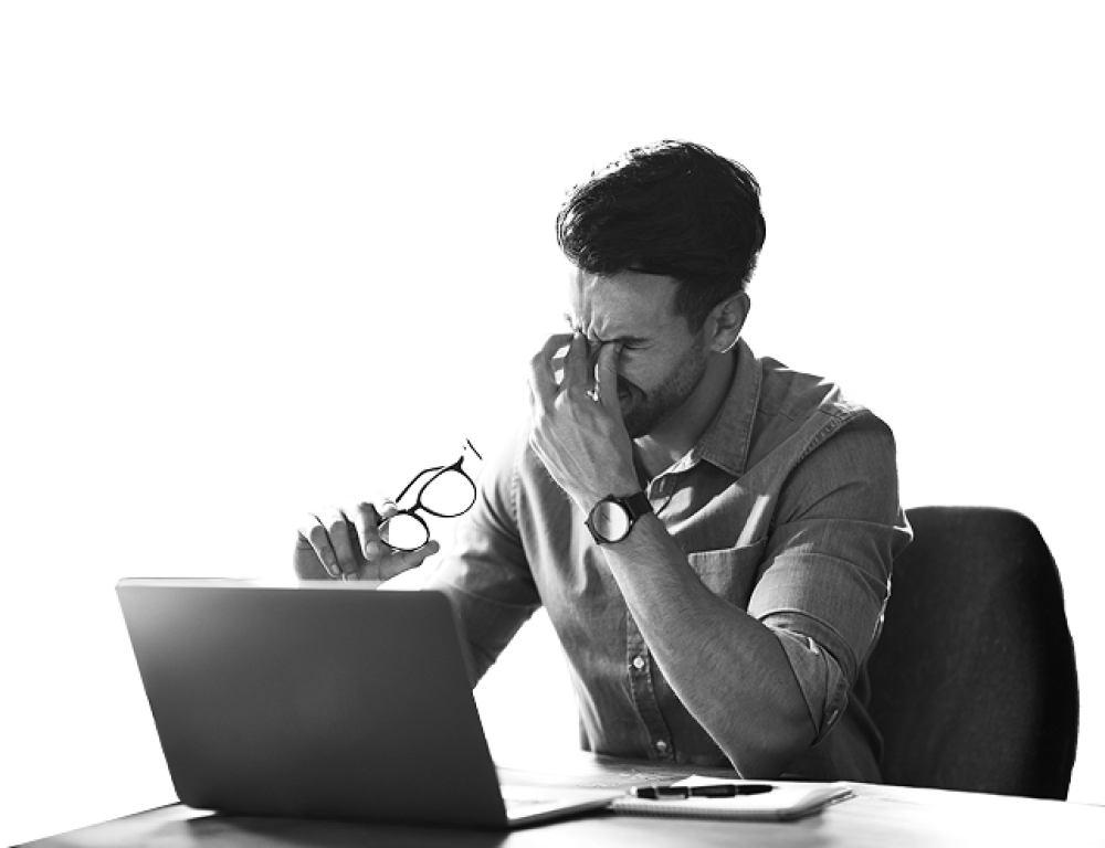A B2B leader frustrated by an outdated website
